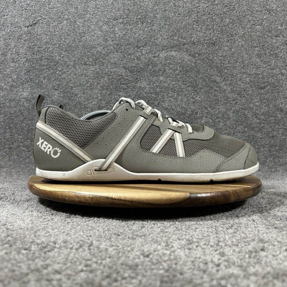 Xero Shoes Prio Men’s Size 13 Gray Barefoot Minimalist Running Shoes No Insoles